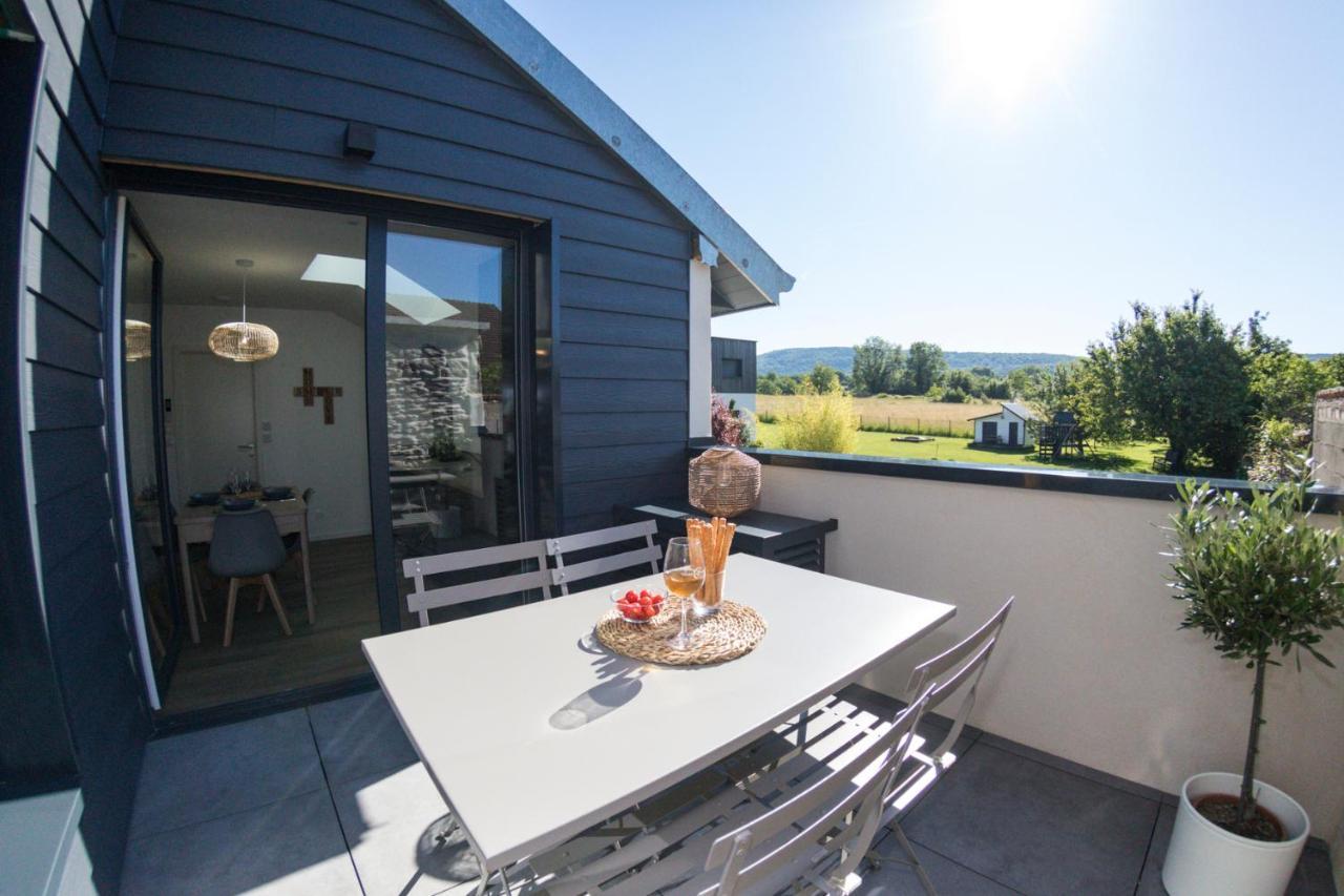Appart-Hotel N 3 Avec Terrasse, Piscine, Petit-Dejeuner Et Parking Prive Chouzelot Exterior foto